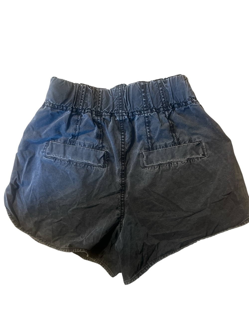 Free People Black High-Waist Paperbag Shorts - Picture 2 of 7